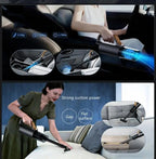Rechargeable Car Vacuum Cleaner, Handheld Interior Cleaner for Seat Crevices, Dashboard Dust, Floor Mats, Trunk Debris and X37F Car Mobile World