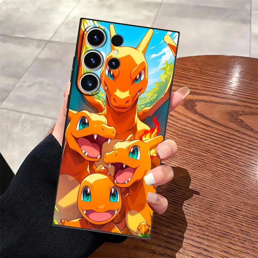 Case for Samsung Galaxy S26 Note 20 Ultra 8 9 10 S23 S20 S25 Ultra S10 S9 S24 Plus S21 FE Funda Phone Cover Hot Comic Pokemon