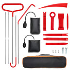 21/18PCS Car Door Tool Kit Inflatable Air Pump Auto Window Door Open Fixing Gripper Tools Long Reach Kits with Carrying Bag CM World