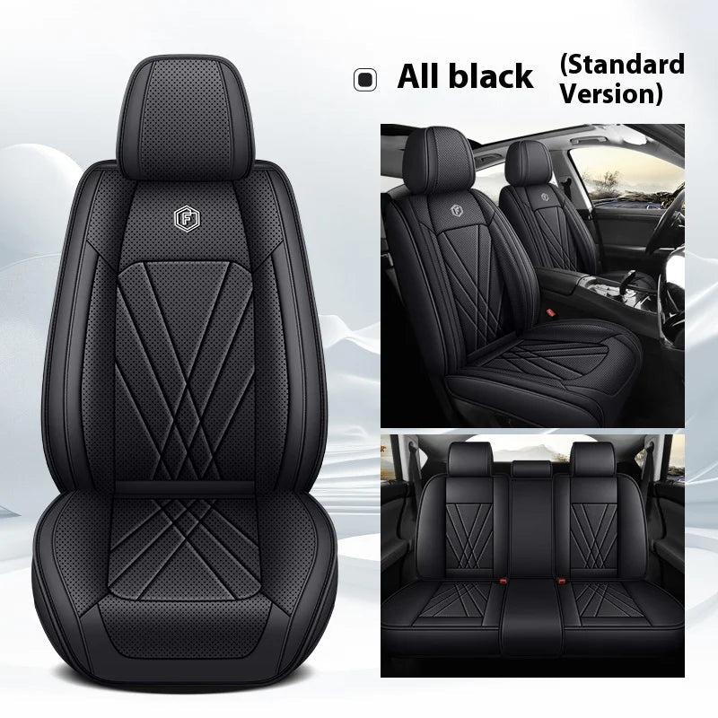 Five-Seat Car Seat Covers Full-Coverage Design Sleek Elegant Universal Fit for Most Vehicles Car Mobile World