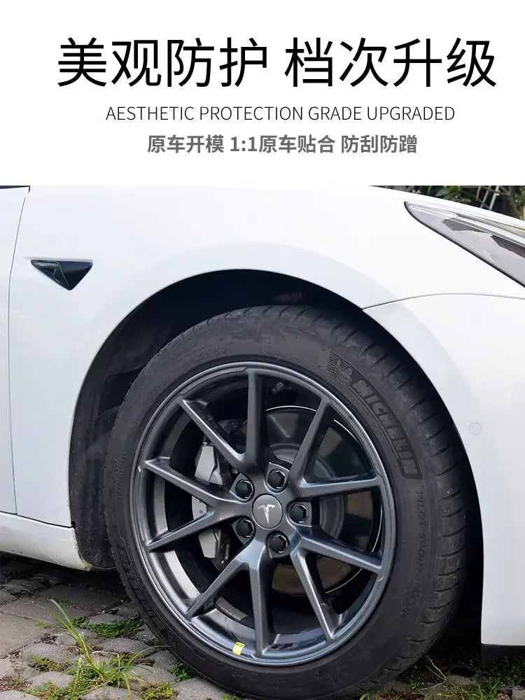 56/57MM 4PCS 29PCS for Tesla Model Y Model 3 S/X Dust-proof Cover Wheel Car Wheel Hubcap Center and Tire Cap Screw Accessories