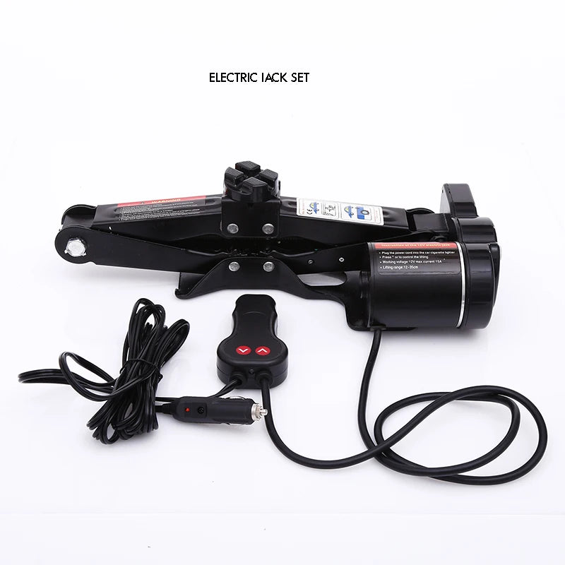 2Ton 12V DC Automotive Car Electric Jack Lifting SUV Van Garage and Emergency Equipment Wheel Disassembly Aids Auto Repair Tools