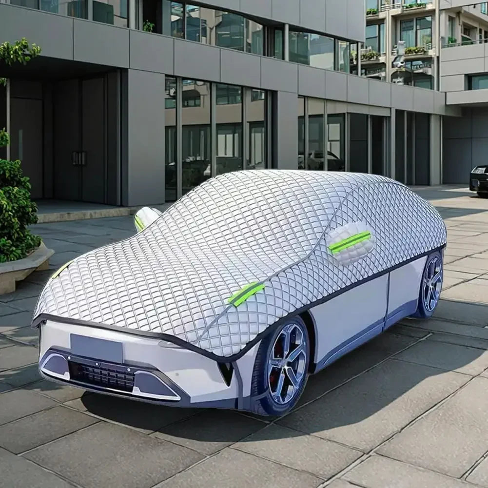 Universal Car Cover Four Seasons Sun Protection Snow Proof Freezing Prevention Heat Insulation Windshield Front Cover Amagi