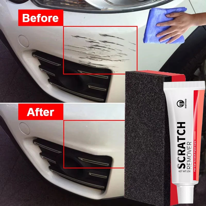 Car Scratches Remover  Car Body Paint Care Auto Remove Scratch Repair Broken Paint Smooth Anti Scratch Wax Auto Body Grinding CM World
