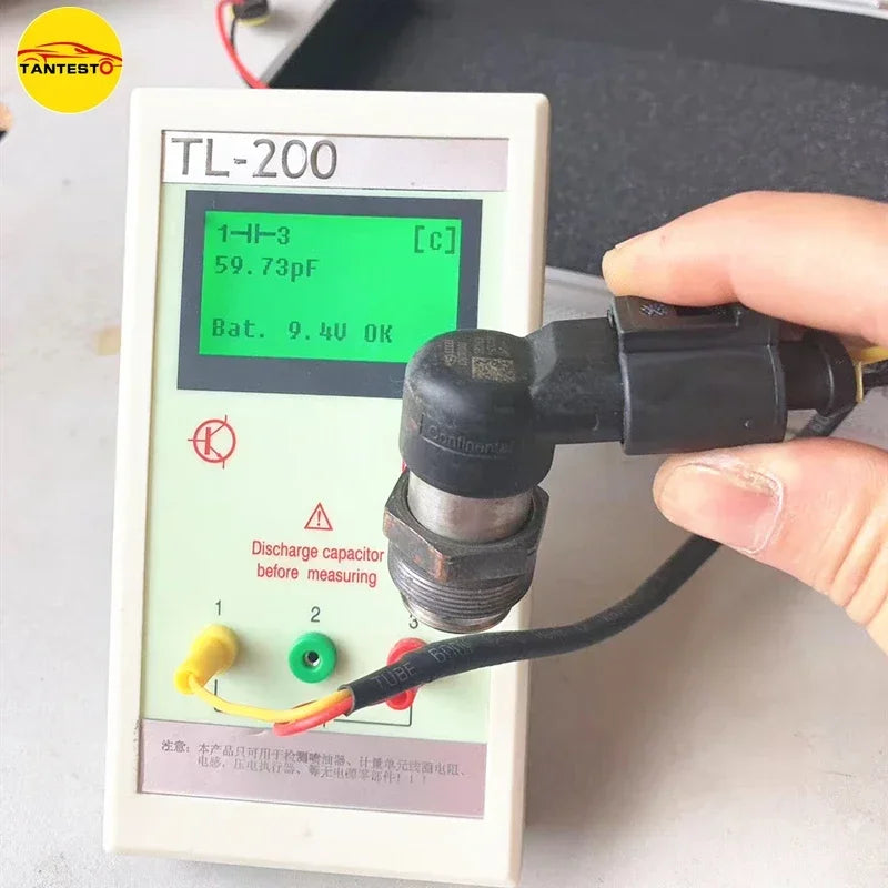 TL-200 CRIN Diesel Common Rail Injector Piezo TR LCR ESR Resistance Capacitance Inductance Tester CM World