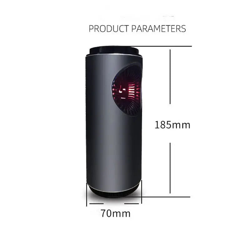 Car Air Purifier Cleaner with Ozone Generator Negative Ion Fragrance Air Freshener UVC Sanitizing Machine for Vehicle Interior