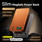 10000mAh Slim Power Bank for MagSafe,Magnetic Wireless 20W Fast Charging Portable External Battery For iPhone 12-17 Pro Samsung Car Mobile World