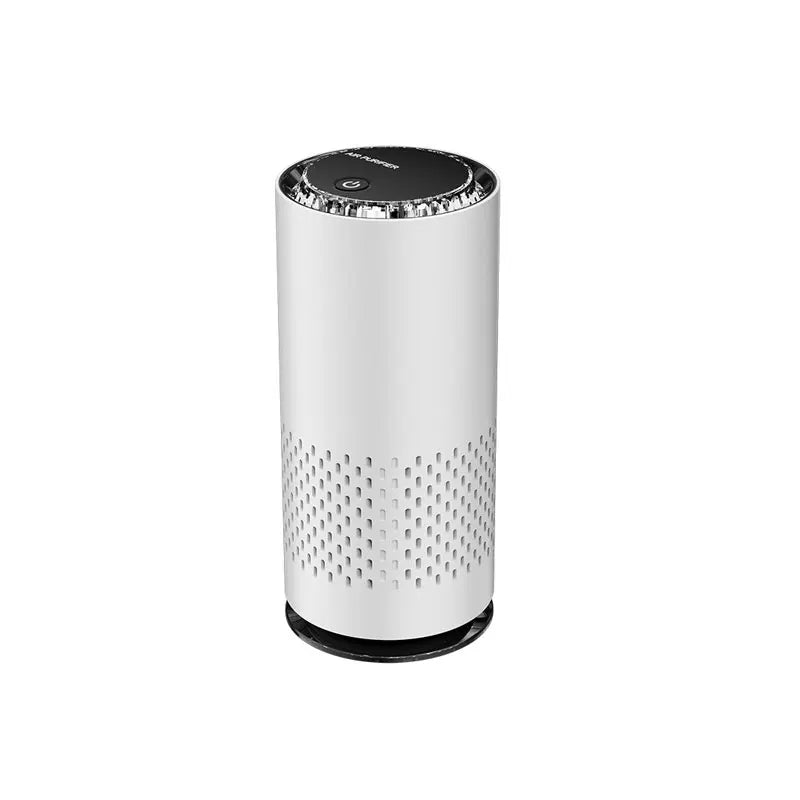 Small Portable Air Purifier with HEPA Filter USB Negative Ion Generator for Car Home Formaldehyde Removal Electric Devices CM World