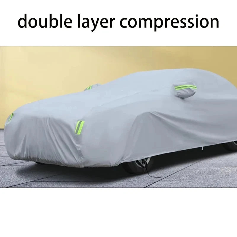 For BMW X6 Summer Full Car Covers Outdoor Sun uv Protection Dust Cooling Protective Auto Protective Cover Car Mobile World