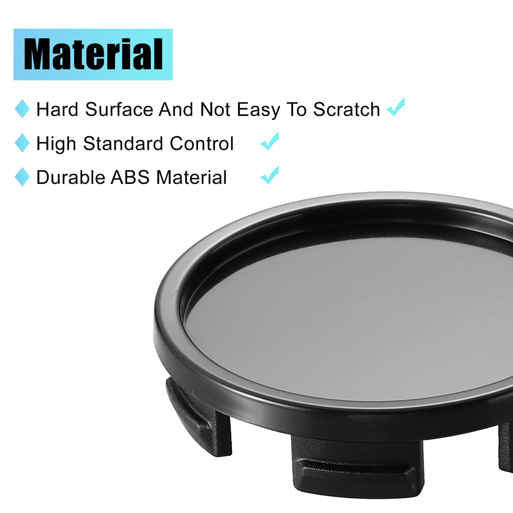 X Autohaux 4 Pcs OD 75mm 70mm 68mm 65mm 58mm 55mm 64mm 59mm 53mm  Automotive Wheel Center Caps Universal Tyre Hub Cap Cover