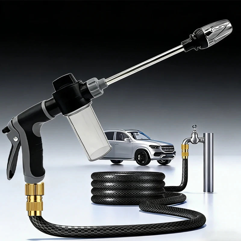 High-Pressure Car Washing Water Gun, External Cleaning Of RV, Foam Kettle Cleaning, Garden Water Hose Nozzle, Garden Shower,