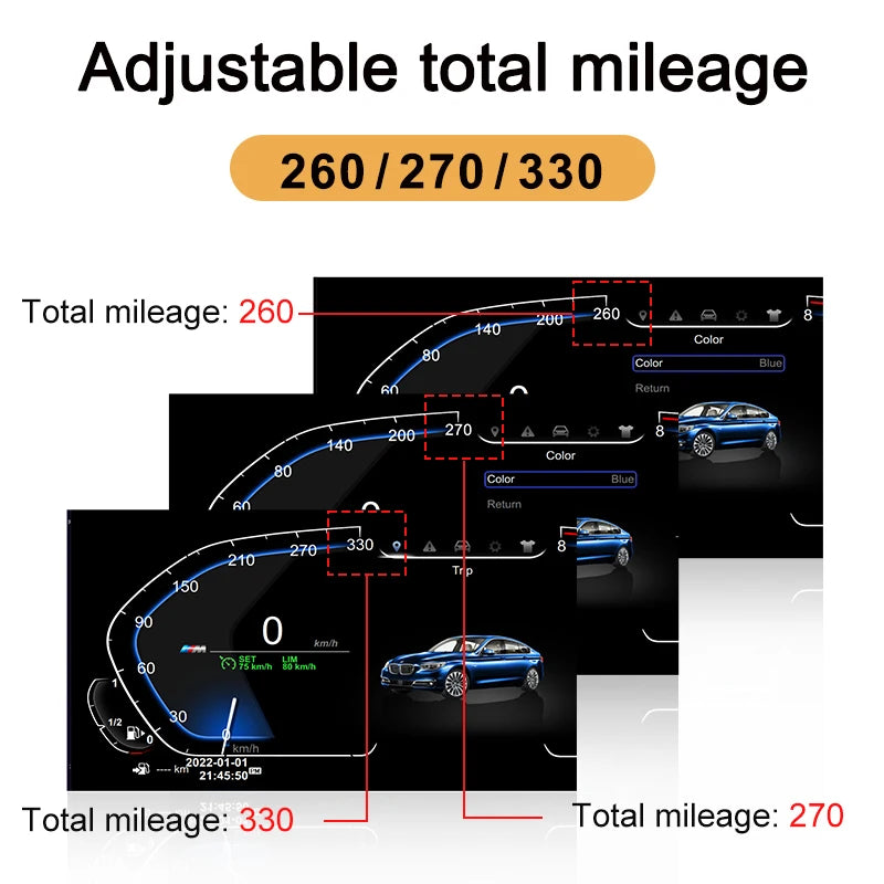 STWEI 11inch New Product Facroy Price Digital LCD Car Dashboard For BMW 3Series E90 E91 E92 E93 Instrument Cluster Panel Cockpit CM World