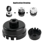 Professional Aluminum Oil Filter Wrench Cap Style Tool for Toyota Lexus Engines Universal Car Maintenance Repair Accessory