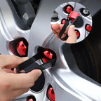 17/19/21mm Car Wheel Tire Nut Caps Auto Tyre Hub Anti-Rust Dustproof Screw Bolt Cover Protection Cover Red Blue Silver 20Pcs/set