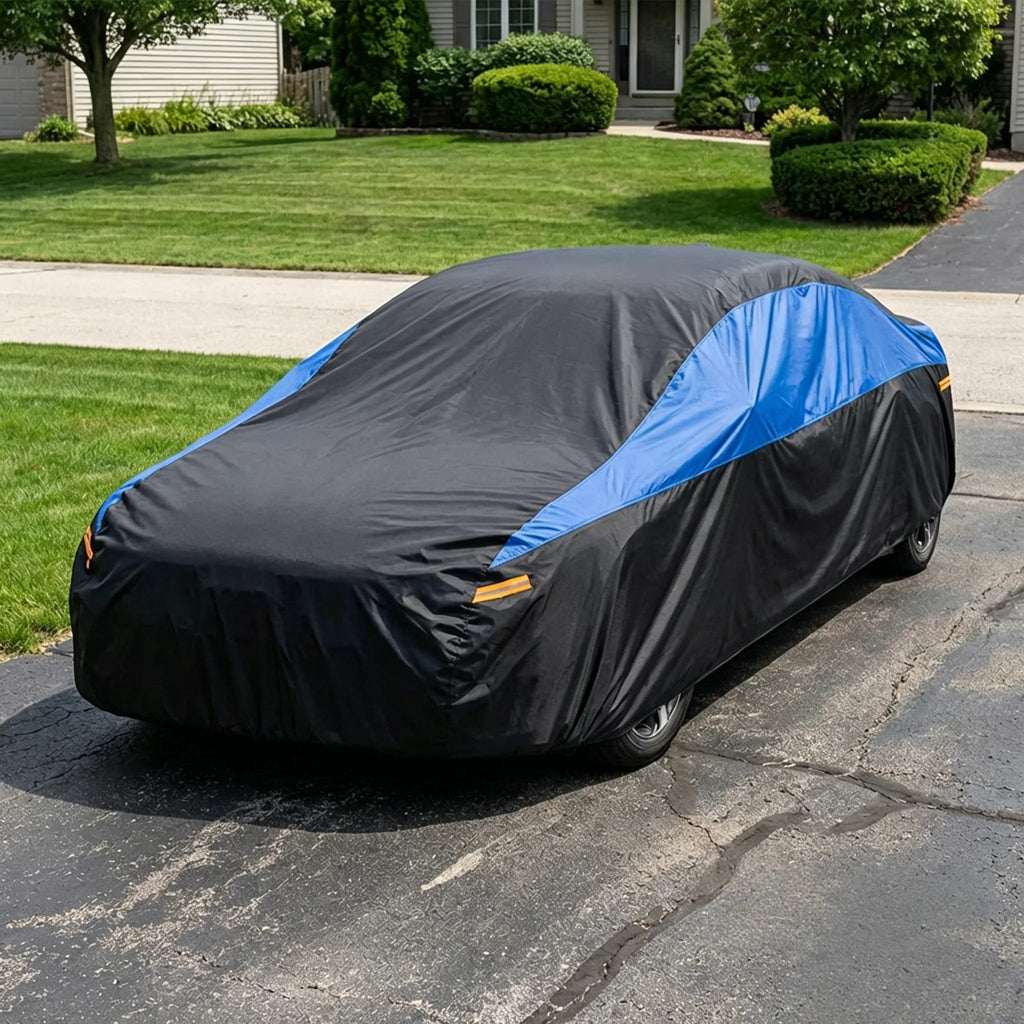 Custom Coupe Car Cover High Quality Outdoor Breathable Waterproof Sun UV Rain Dust Snow Wind Scratch-resistant Protection Cover Car Mobile World