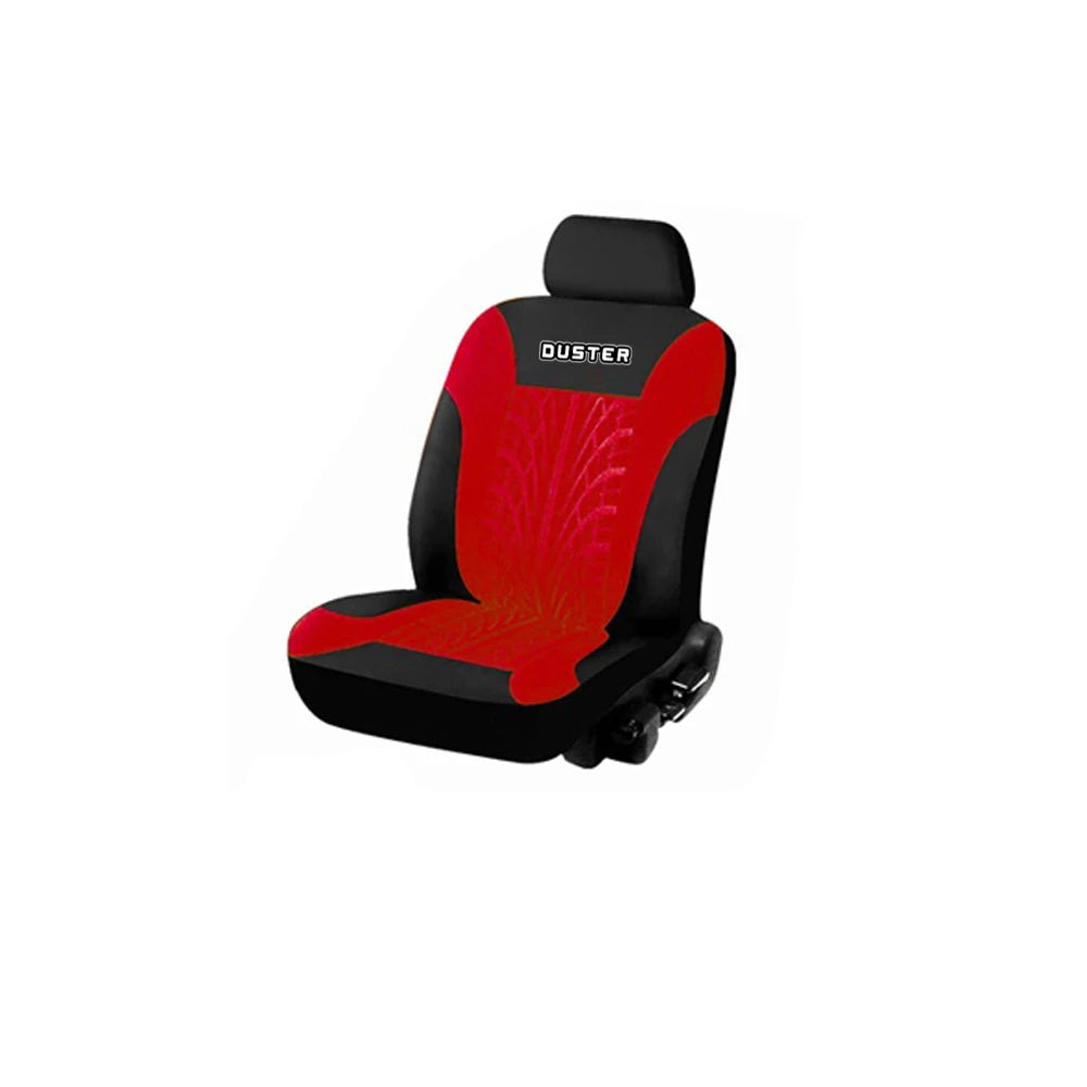 Universal Car Seat Covers Full Set Fit Front Rear Auto Seat Protector Tire Track Pattern for Cars SUV