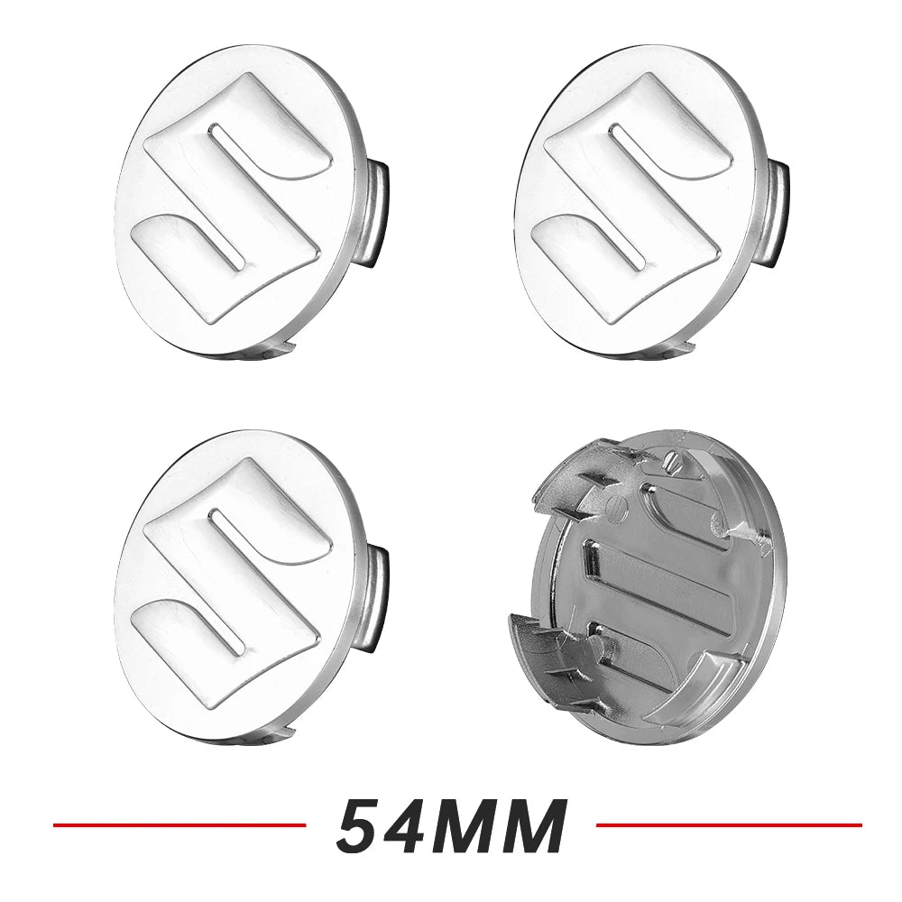 4Pcs/Set Car Wheel Center Hub Caps Tire Rim Covers  Decals Styling Accessories For Suzuki Swift SX4 Samurai Baleno Vitara Jimny CM World
