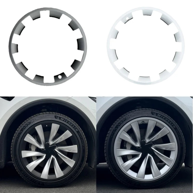 For Tesla Model Y Juniper 2025 Wheel Guard Protector Cover 20 Inch Rim Wheel Hub Protection Patch ABS Auto Exterior Accessories CM World
