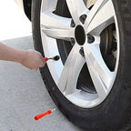 Car Tire Repair Tool With Rubber Strips Tire Repair Needle Valve Core Tools Steel Spiral Needles Puncture Tire Repair KiT