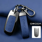 Zinc Alloy Car Key Case Cover Shell Holder Keychain Car Accessories, Fit For OMODA 7 C7 shs phev 2026 2025 Protection Key Bag