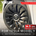 4PCS Hub Cap for Tesla Model Y 19 Inch Performance  Automobile Replacemen Hubcap Full Rim Cover Accessories Wheel Caps 2023 2024