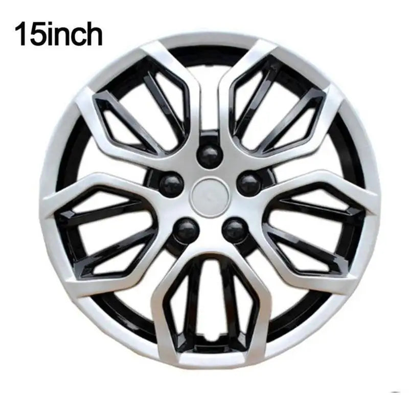 Universal 15" Car Wheel Trims Hub Cover Rim Center Clip Hubcap On Wheel 10 Car Accessories Spoke Decorative Cover CM World