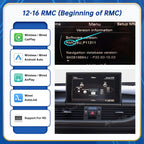 Road Top Wireless Android Auto For Audi Car A6 A7 RMC 3G MMI MHI2 2012-2018 Carplay Interface Mirror Link Air Play CM World