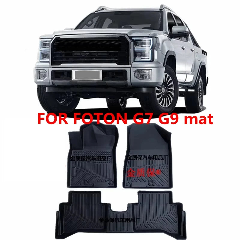 Use for FOTON Tunland G7 G9 Custom Car AllWeather Car Floor Mat Fit for FOTON G7 G9 Custom Waterproof Mat FOTON TUNLAND G7G9 Mat