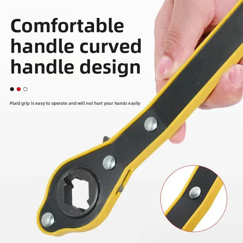 Car Labor-saving Jack Ratchet Wrench Scissor Jack Garage Tire Wheel Lug Wrench Handle Labor-saving Wrench Car Repair Tool CM World