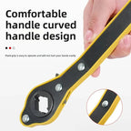 Car Labor-saving Jack Ratchet Wrench Scissor Jack Garage Tire Wheel Lug Wrench Handle Labor-saving Wrench Car Repair Tool CM World