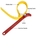 Adjustable Wrench Oil Filter Puller Multipurpose Belt Spanner Chain Jar Lids Cartridge Opener Oil Filters Car Repair Hand Tools