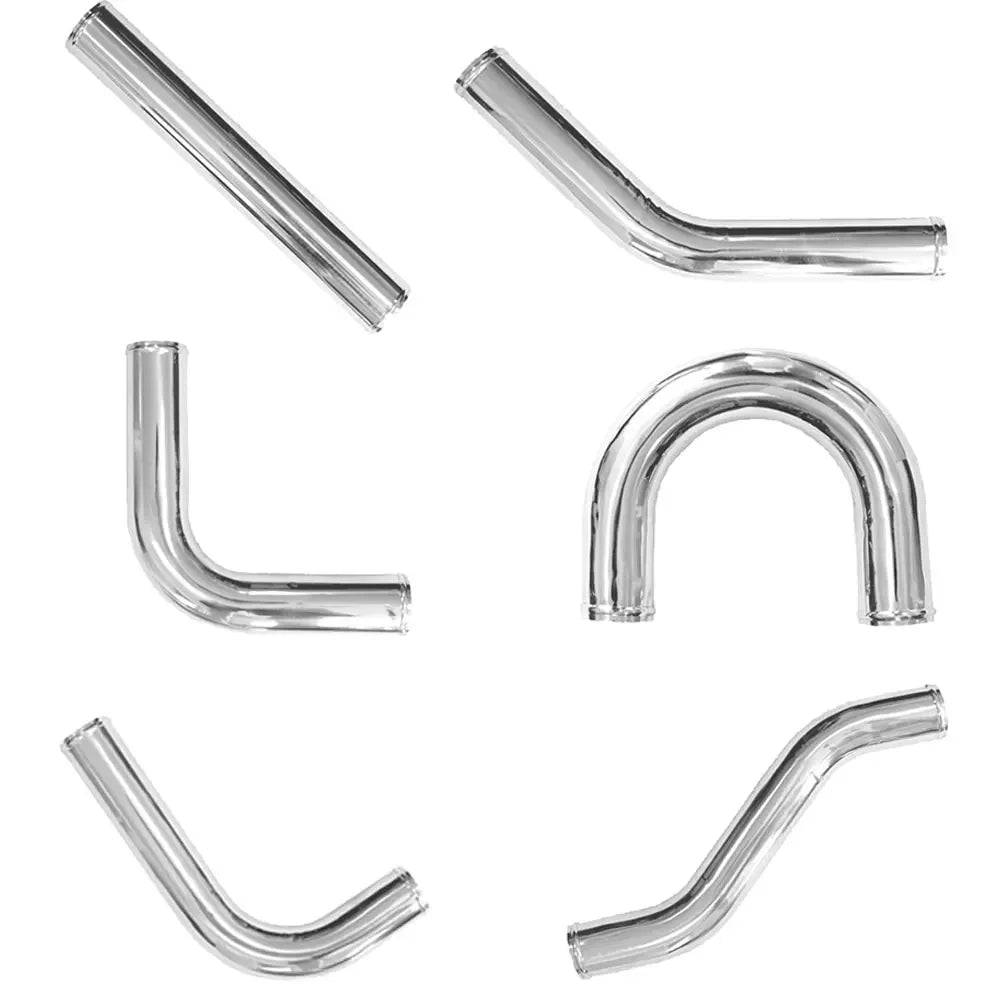 Universal L S Type Aluminum Tube 76mm 89mm 3inch 3.5inch Cold Air Intake Pipe for Racing Car Turbo High Flow 0/45/90/180 Degrees CM World