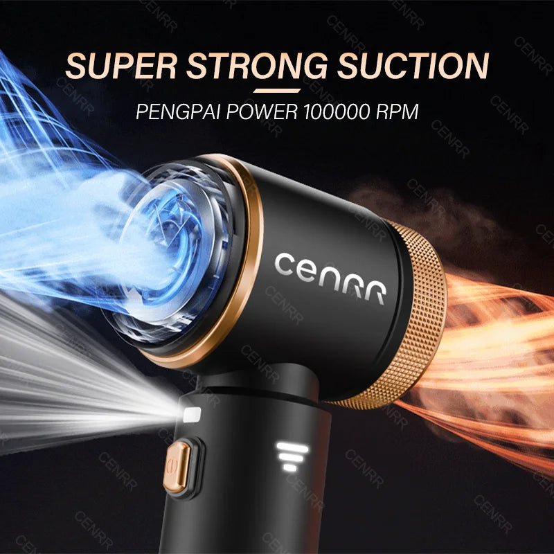 CENRR 998000PA Cordless New Portable Car Vacuum Cleaner Mini Powerful Vacuum Cleaner for Home Handheld Blower Car Cleaner CM World