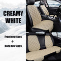 7PCS Set Warm Plush Car Seat Cushion Cover Backrest Front Rear Seat Protector Case Wear-resistant Universal Auto Accessories