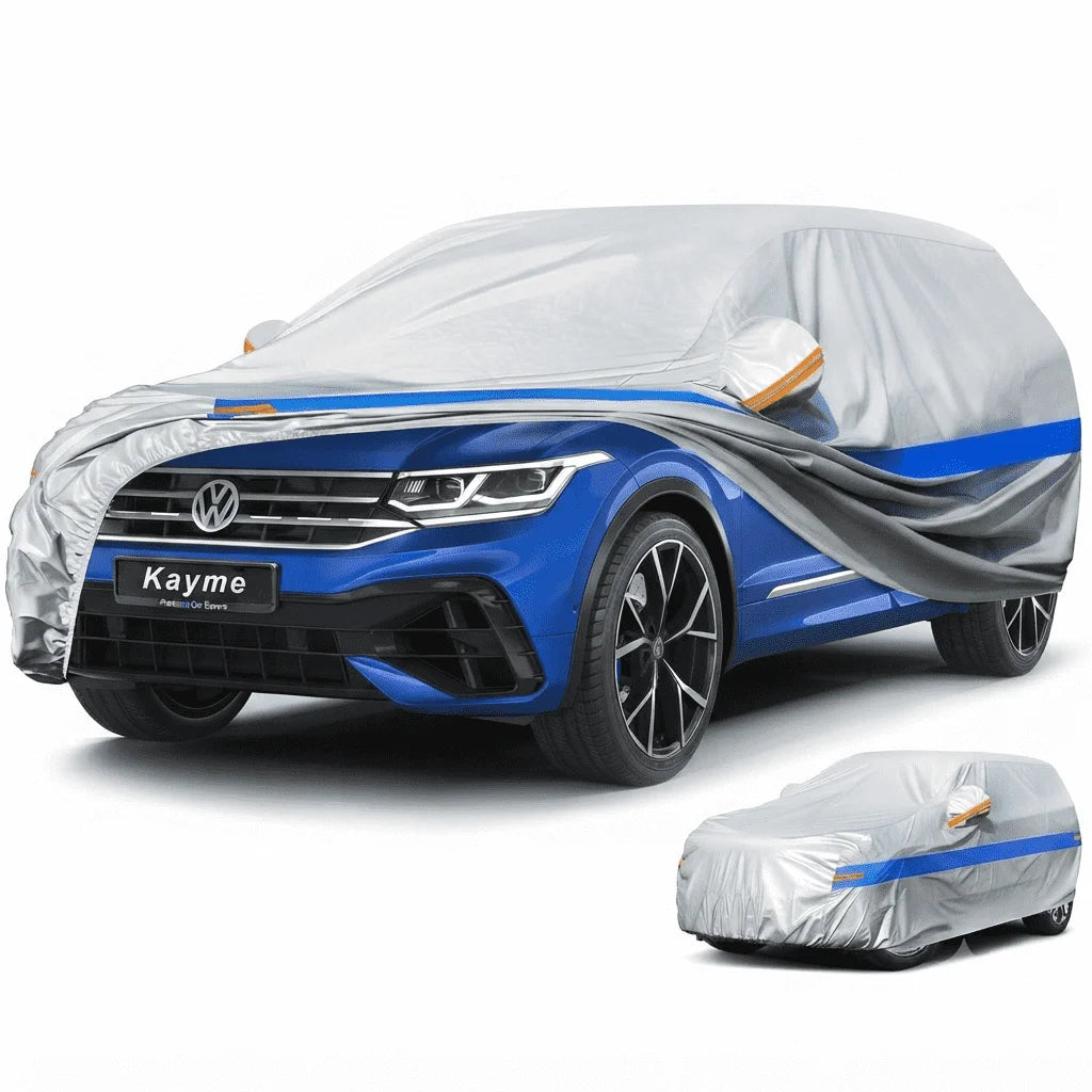 Universal Thickened Waterproof Car Cover Outdoor All Weather Rain Snow UV Dust Protection Covers Fit For Hatchback Sedan SUV Car Mobile World
