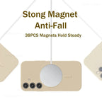 For Magsafe Magnetic Wireless Charge Case For Samsung Galaxy S25 S26 S24 S23 S 25 Ultra Plus FE Soft Cases Liquid Silicone Cover