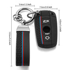 Silicone Car Key Case Key Chain For BMW E60 E61 E70 E81 E87 E90 E91 E92 X1 X5 X3 1 3 5 6 Series Z4 Keychain Accessories CM World