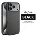Official Magnetic Leather Case for Apple iPhone 17 Pro Max 16 13 12 14 15 Plus Original MacSafe for MagSafe Cover Accessories