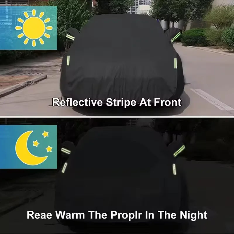 For Alfa Romeo Stelvio Outdoor Protection Full Car Covers Snow Cover Sunshade Waterproof Dustproof Exterior Car Accessories
