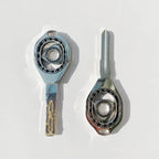 Spare keys For Mazda RX-7 FD3S JDM FC3S Rotary Engine Remote Key Blank Mechanical key blade CM World