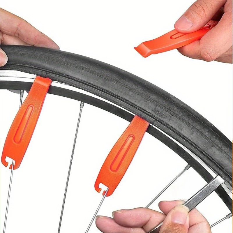 3pcs Bicycle Tyre Tire Lever Bike Crowbar Removal Tool Portable Mountain Road Bike Wheel Tire Repair Tool Cycling Accessories CM World