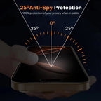 2PCS Privacy Ceramic Film For iPhone 17 16 15 14 11 13 12 Pro Max Air 16e 15 14 16 Plus XS Max XR X Screen Protector