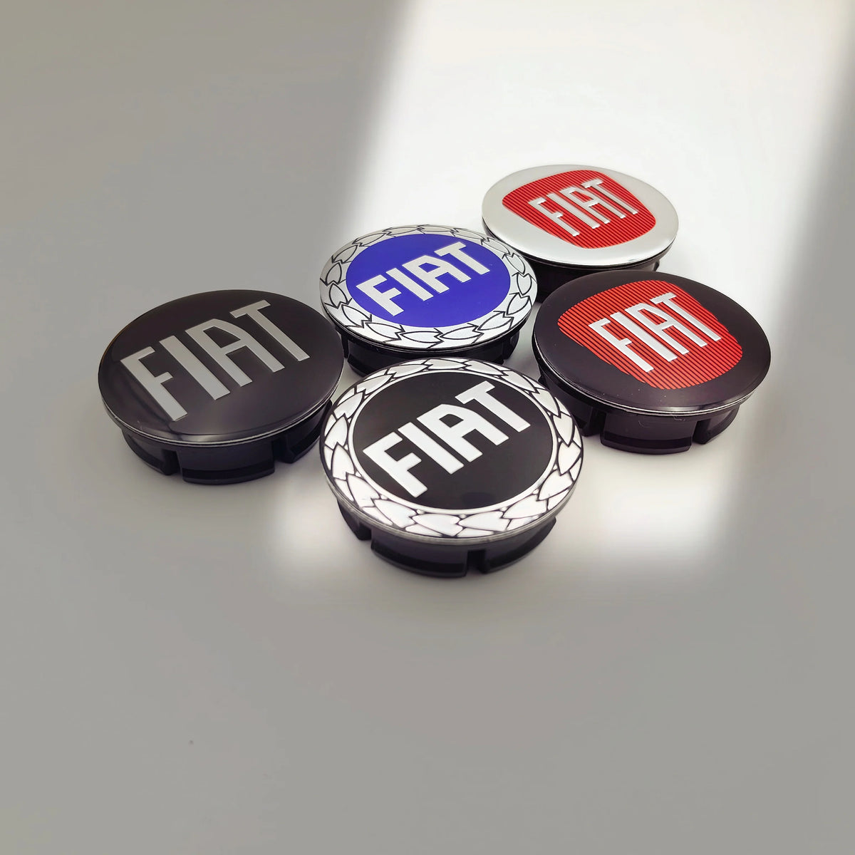 4pcs 48.5/50mm FIAT Car Wheel Center Caps Emblem Badge Wheel Center Hub Caps Badge Rim Cover Emblem