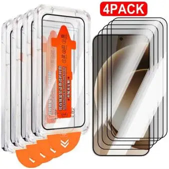 4PCS Oleophobic Coating Dust Free Screen Protector For Samsung Galaxy S26 S25 S24 S23 S22 S21 A56 A55 A54 A53 A52 A36 A35 Glass