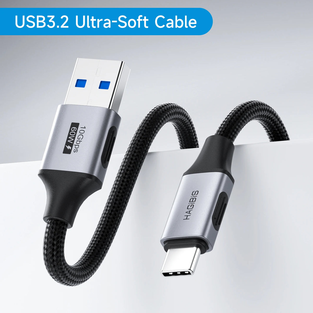 Hagibis USB C Cable USB A to USB C Charger Cord Fast Charging High Speed Data for iPhone 17 16 Pro iPad Pixel Samsung Carplay