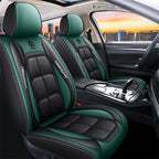 Universal Auto Seat Cover All-inclusive Four Seasons Anti-slip Dirt-resistant PU Leather Car Seat Cushion for Most Car Models Car Mobile World