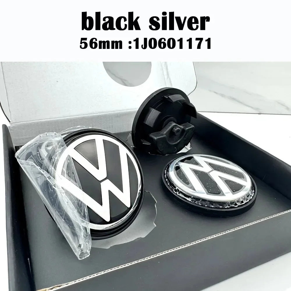 4pcs 56mm 65mm VW floating Car Wheel Center Caps Hubcap Cover For VW Jetta MK5 Golf Passat styling CC Golf 3B7601171 1J0601171
