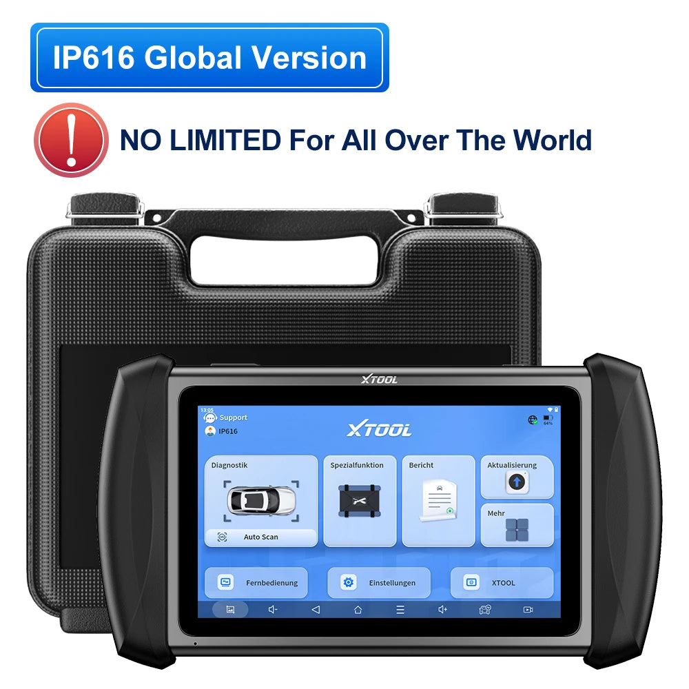 XTOOL InPlus IP616 All System Car Diagnostic Tools Automotive Scanner 34+ Reset Build-in FCA All Function Lifetime Free Update CM World