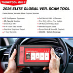 THINKCAR Thinktool Mini 2 CANFD Car Diagnostic Tool OBD2 Scanner Auto VIN Diagnosis Full System 28 Resets Free Code Reader