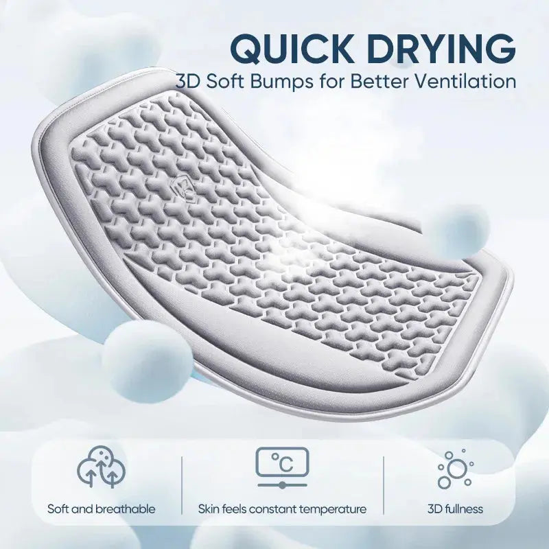 Karcle Car Seat Cover For Car Seats 3D Breathable Car Seat Protector Universal Auto Seat Cushion Convex Sweatproof Chair Mat Car Mobile World
